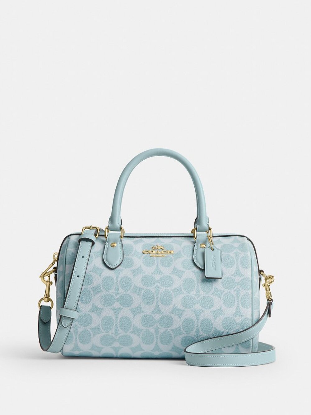 Coach Outlet Rowan Satchel Bag In Signature Canvas - Picture 7 of 9
